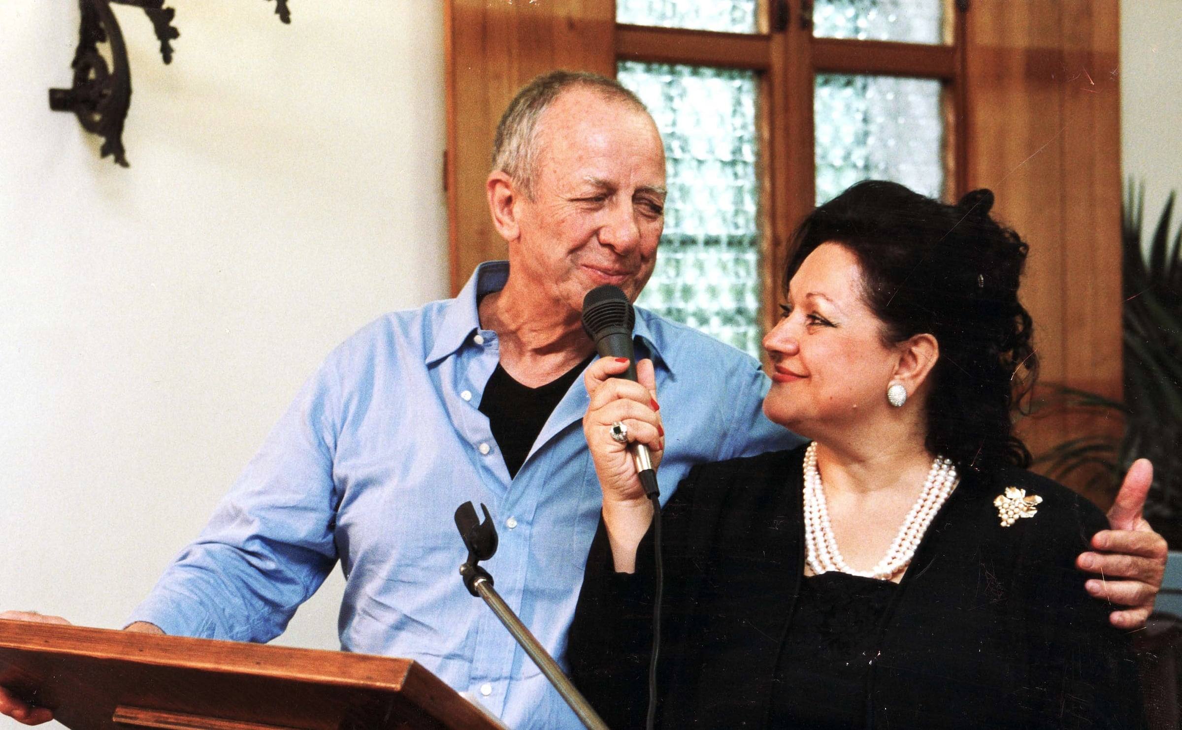 Graziella con Luigi Veronelli